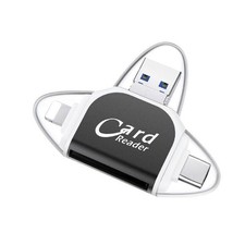 Portable Memory Card Reader 2024 NEW Multi Port 4 in 1 Universal Card Reader picture