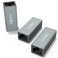 Rj45 Ethernet Coupler 3 Pack In Line Coupler For Cat7/cat6/cat5e/cat5 Cable Exte picture