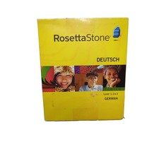Rosetta Stone Deutsch / German Levels 1, 2 & 3 Version 3 (NO HEADSET) w/ Serial picture