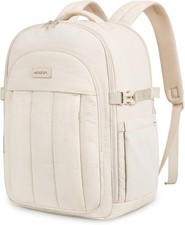MOSISO 30L Travel Backpack for Women, 16.93 x 11.81 x 9.45 inches, Sand picture