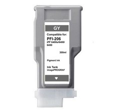 PFI206 Gray Ink Tank Cartridge For Canon IPF 6400s 6400 6450 PFI206GY picture