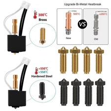 Upgrade Nozzle Bi-metal Heatbreak Hotend Kit for Anycubic Kobra S1/S1 Combo picture