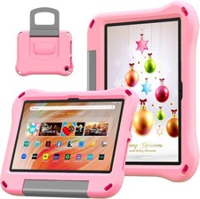 Light Pink Shockproof Kid-Proof Case with Handle Stand for 10inch Tablet picture