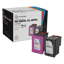 LD Replacement for Canon PG-260XL Black & CL-261XL Color HY Ink Cartridges 2PK picture