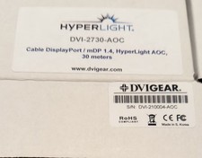 DVIGEAR DVI-2730-AOC Plenum-Rated 8K HyperLight Active Optical DisplayPort Cable picture