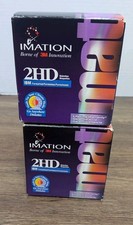 Lot of 2 Boxes - Imation 2HD IBM Formatted Diskettes 49 Disks - New Open Box  picture