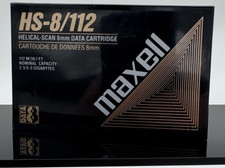 Maxell HS-8/112 Helical-Scan 8mm Data Cartridge New 2.5/5.0 GB - Made in Japan picture