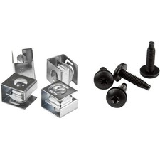 StarTech Server Rack Screws and Clip Nuts, 10-32, Rack Mount Screws and Slide-On picture