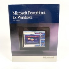 Vintage Microsoft Power Point Paperback User's Guide For Windows Factory Sealed picture