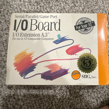 SIIG I/O Extension A3 ISA I/O Board Serial Parallel Game Port 3 Ports picture