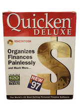 Quicken Deluxe Macintosh Organizes Finances Painlessly for 97 CD-ROM Mac`OS NEW picture