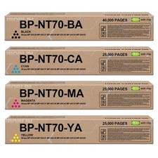 IBOBLIN BP-NT70 Toner Cartridge BP-NT70BA BP-NT70CA BYMC, BP-NT70-4pk picture