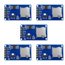 hiBCTR 5 Pieces of Micro SD TF Card Adapter Reader Modules, 6-pin SPI Blue  picture