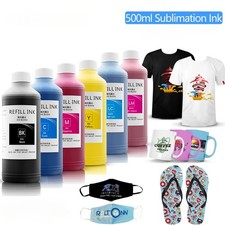 500ml/b Sublimation Ink For Epson L8050 L805 L1800 TX109 TX117 CX4300 WF-2680 picture