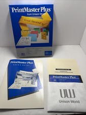 PrintMaster Plus for Commodore 64 Software C64/128/64C/SX64/128D/128DCR picture