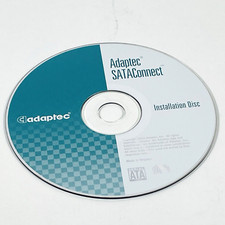 Adaptec SATA Connect Installation Disc CD-ROM Software from 2003 picture