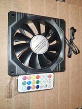 PANO-MOUNTS 120mm Black Infinity Mirror RGB Fans 12V 6Pin Quiet Gaming PC picture
