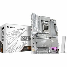 GIGABYTE Ultra Durable X870 AORUS ELITE WIFI7 ICE Gaming Desktop Motherboard AMD picture