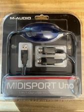 M-Audio MidiSport Uno 1-In/1-Out USB MIDI Interface For Mac And PC,  New In Box picture