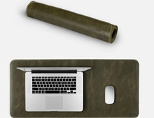 Londo Top Grain Leather Extended Mouse Pad Desk Mat 13.2