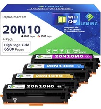 20N10K0 4 Pack 20N10C0 20N10M0 20N10Y0 Toner Compatible for Lexmark 20N10 CS331 picture