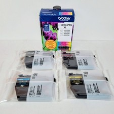 Genuine Brother LC30134PKS XL 4 Pack BLK/C/M/Y OEM Ink Cartridges 08/2025 picture