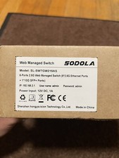 SODOLA 6 Port 2.5G Ethernet Switch with 10G SFP - SL-SWTGW215AS - New Open Box picture