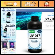 1000ML UV Ink Cleaning Solution & Printhead Cleaner - Non-Corrosive Flush for DT picture