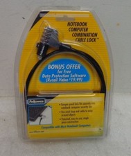 Fellowes Notebook Computer Combination Cable Lock #99432 New in Package picture
