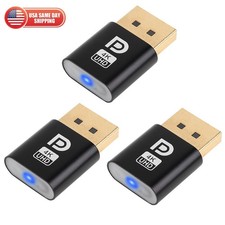 3x HDMI EDID Dummy Plug 4K 60Hz HDR 1080p 120Hz Headless Virtual Display Emulato picture