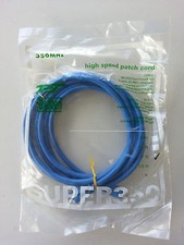 Brand New Belden Data Twist 350 Mhz Patch Cable Cord, 24AWG, Blue 7FT picture