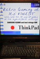 Win 95 98  ALL IN ONE RETRO Gaming IBM A30 P3 & HI-END SAMSUNG monitor 5x4 FAST picture