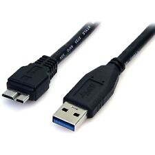 StarTech.com 0.5m (1.5ft) Black SuperSpeed USB 3.0 Cable A to Micro B - USB 3.0  picture