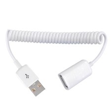 1M Spring Telescopic Extension Wire Cord For Charging Data Transmission picture