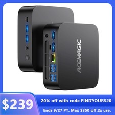 ACEMAGIC K1 Mini PC Win 11 Pro,Ryzen R2544 16GB DDR4 RAM 512GB SSD, WiFi 5 BT4.2 picture