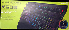 Das Keyboard X50Q RGB Wired Mechanical Keyboard Black w/ Wrist Rest, QWERTY picture