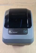 ZEBRA GK420T THERMAL BARCODE LABEL PRINTER GK42-102210-000. E77 *NO PWR ADAPTER* picture