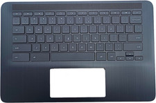 For HP Chromebook 14 G6 Palmrest Case w/ Keyboard Black L90459-001 US picture