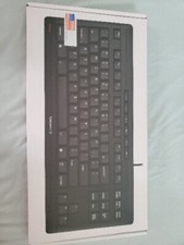 New Sealed Cherry Stream Keyboard TKL Wired USB Black 72 Standard Keyboard picture