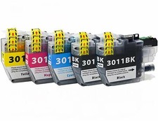 5 PACK LC3011 Ink Cartridge Set BCMY for Brother MFC-J491DW J497DW J690DW J895DW picture