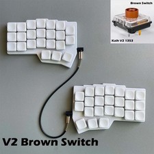 CHOC Corne Low Profile Split Mechanical Keyboard Hot-Swap Kailh Choc V1/V2 NEW picture
