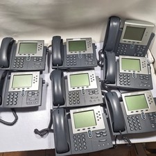 LOT OF 8 - Cisco 7962 Series CP-7962G Unified VoIP IP Business Phones 7941 picture