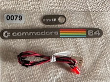 Commodore C 64 Color Label Decal, Sticker, Badge, Logo, #15 26 picture