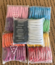 100 Pack Lot 3FT USB 2.0 Micro B Male Data Sync Charger Adapter Cable Cord Color picture
