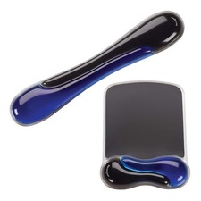 Kensington Duo Gel Keyboard Wrist Rest Mouse Pad Bundle Blue K52920WW picture