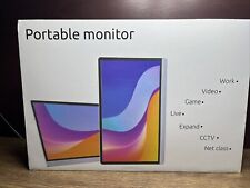 AYY Portable Monitor 15.8 Inch FHD 1080P Travel Screen Open Box #42 picture