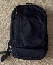 Tucano Laptop Backpack In Blue With Orange Lining picture