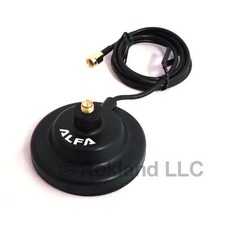 Alfa ARS-AS01 Magnet BASE mount for RP-SMA antenna fits AWUS036NH AWUS036ACH picture