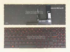 New For MSI Katana GF76 11UD, Katana GF76 11UC keyboard no frame Red backlit US picture