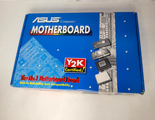 ASUS Computer Motherboard P5A/WOA Super Socket 7 Vintage Boxed Bundle - Untested picture